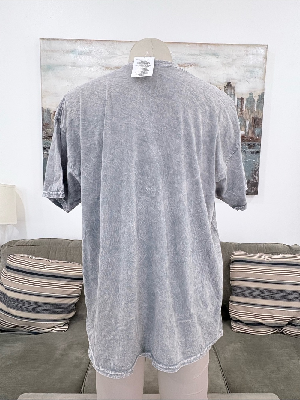 Wednesday Addams Graphic Tee - Gray/Blue - Picture 8 of 12